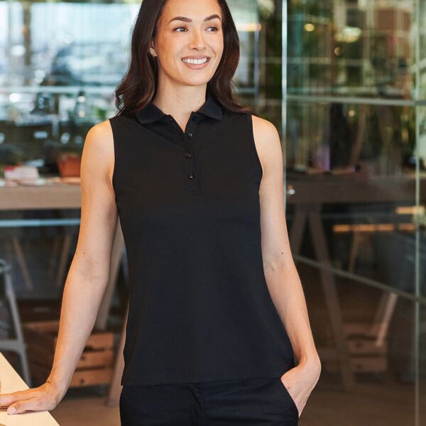 Women’s sleeveless Coolplus® polo shirt Thumbnail