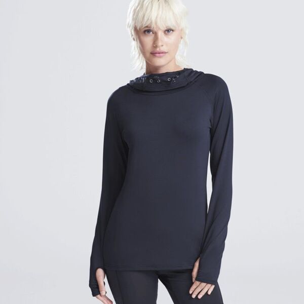 GIRLIE COOL COWL NECK TOP Thumbnail